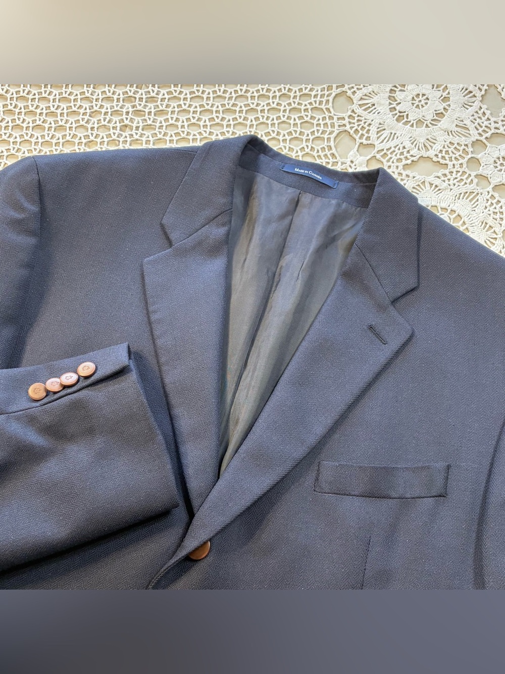 Ralph Lauren Men’s 48R Classic Navy Blazer Jacket Dillard’s Sport Coat 3-Button